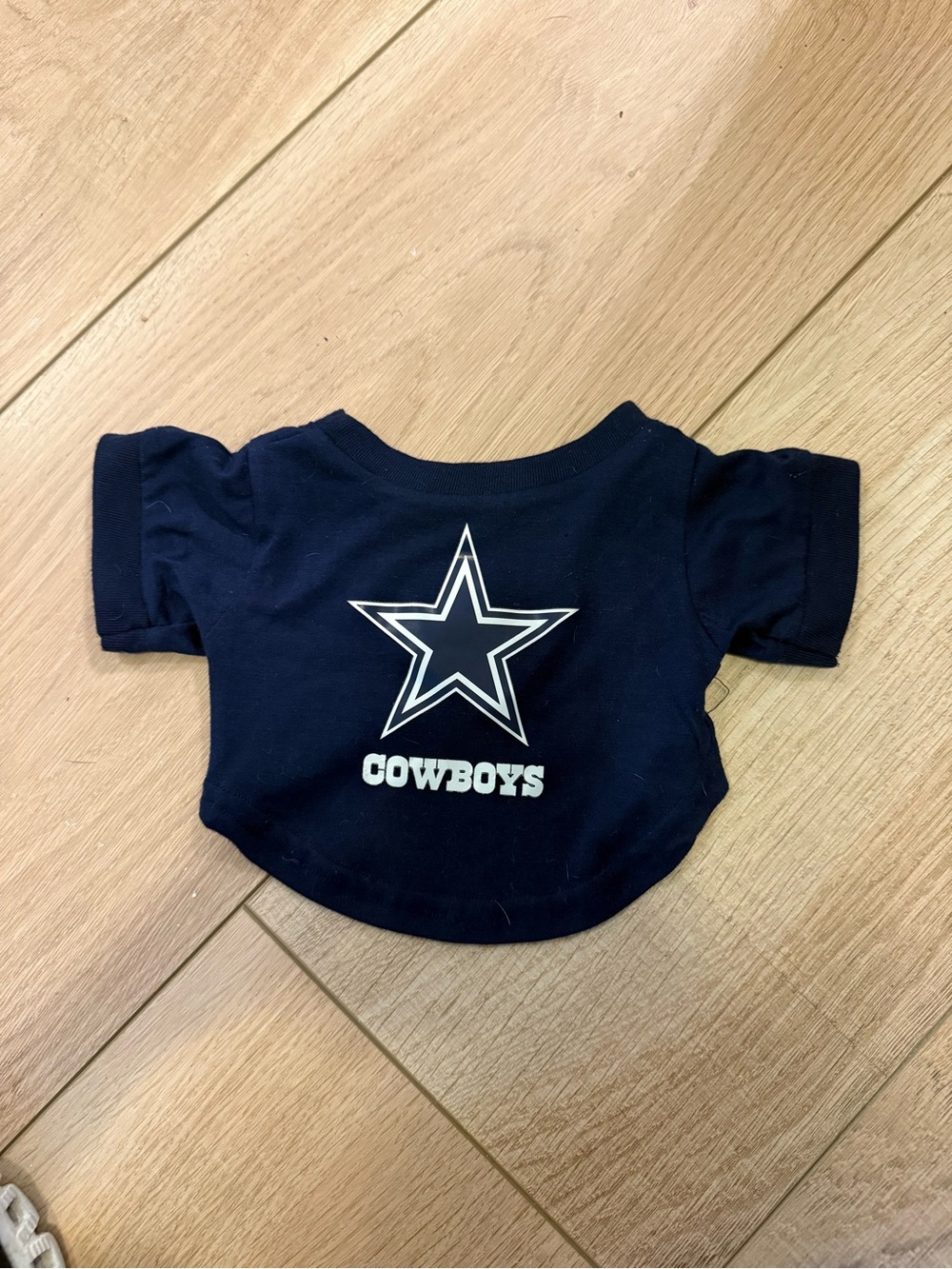 ๐ Dallas Cowboys Puppy Dog T-Shirt XS Blue Pet Tee Football Game Day Shirt - Picture 3 of 5